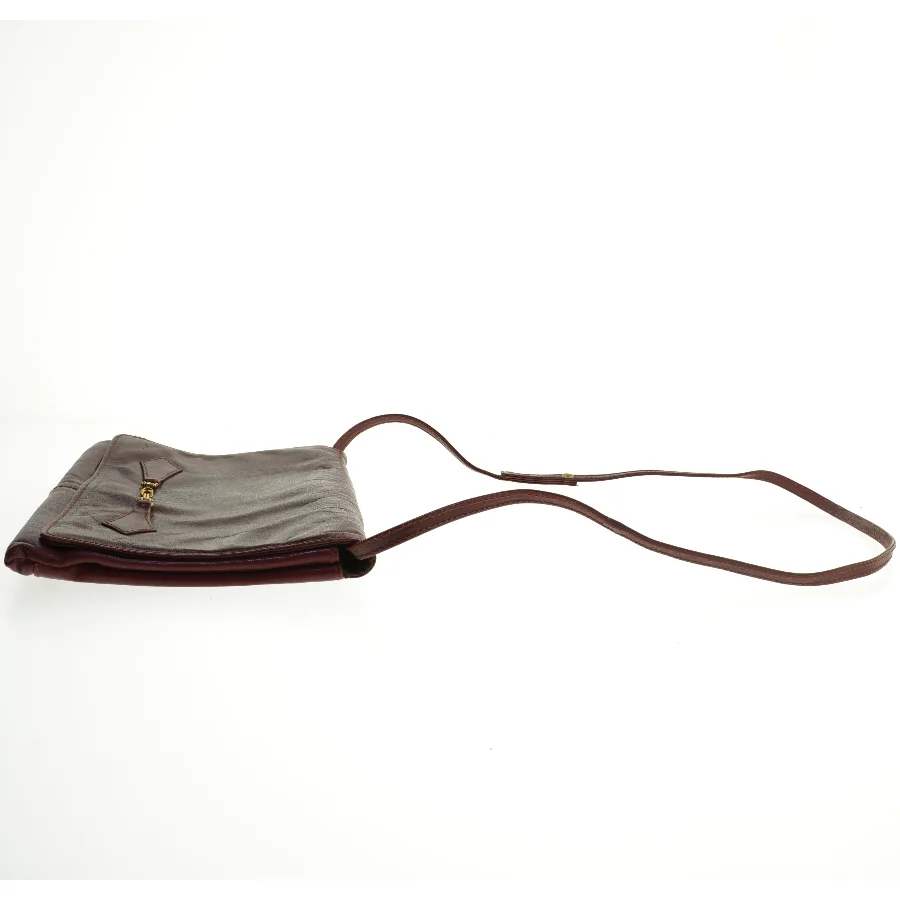 Læder skuldertaske (str. 27,5x19 cm)