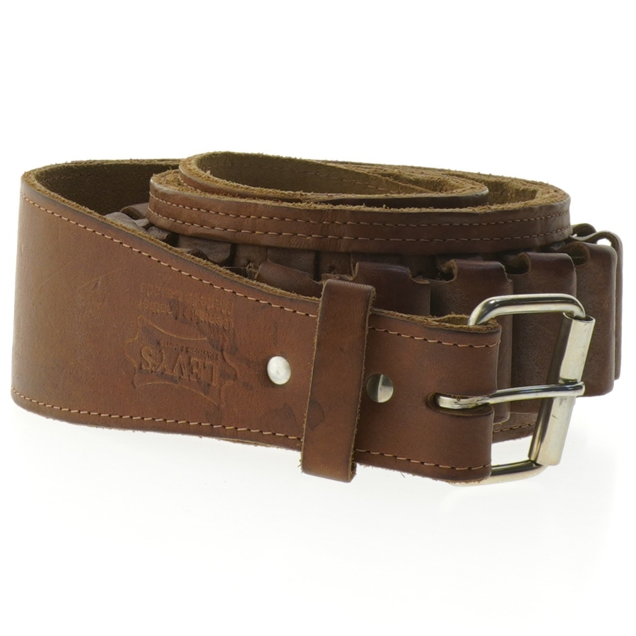 Læderpatronbælte (str. 7 cm)