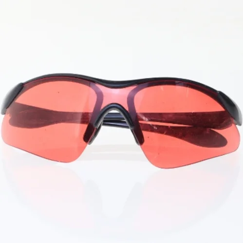 Sol/Beskyttelsesbriller med rødt glas (str. 14 cm)