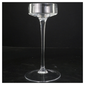 Glas lysestage fra Partylite (str. 22,5 cm)