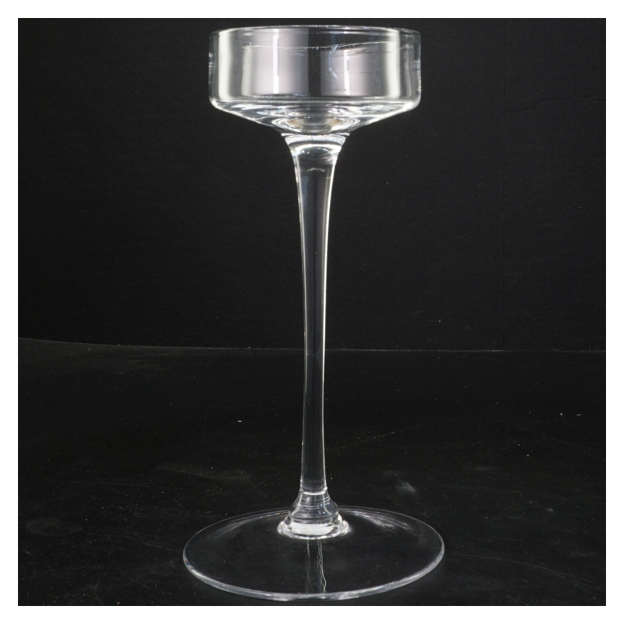 Glas lysestage fra Partylite (str. 22,5 cm)
