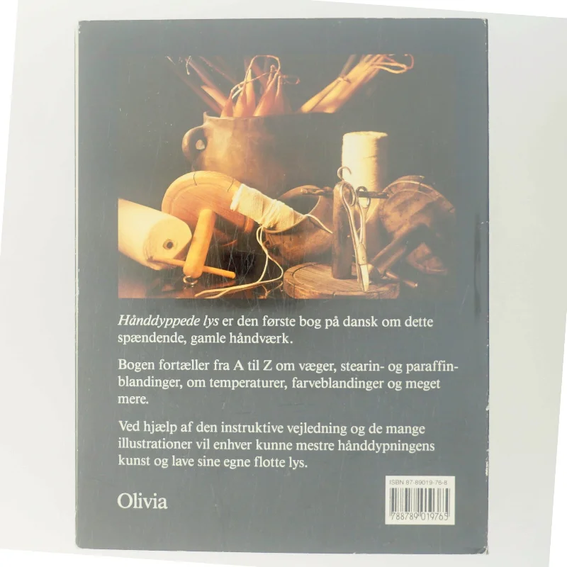 Hånddypede lys af Anita Nørager Gabelgaard (Bog)