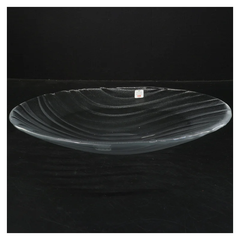 Glasfad fra Holmegaard (str. Ø 27 cm)