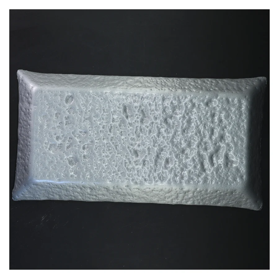 Rektangulært keramikfad (str. 35x19x2,5 cm)