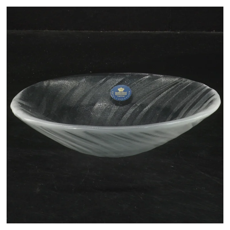 Glas skål, Ø 15 cm fra Royal Copenhagen (str. Ø 15 cm)