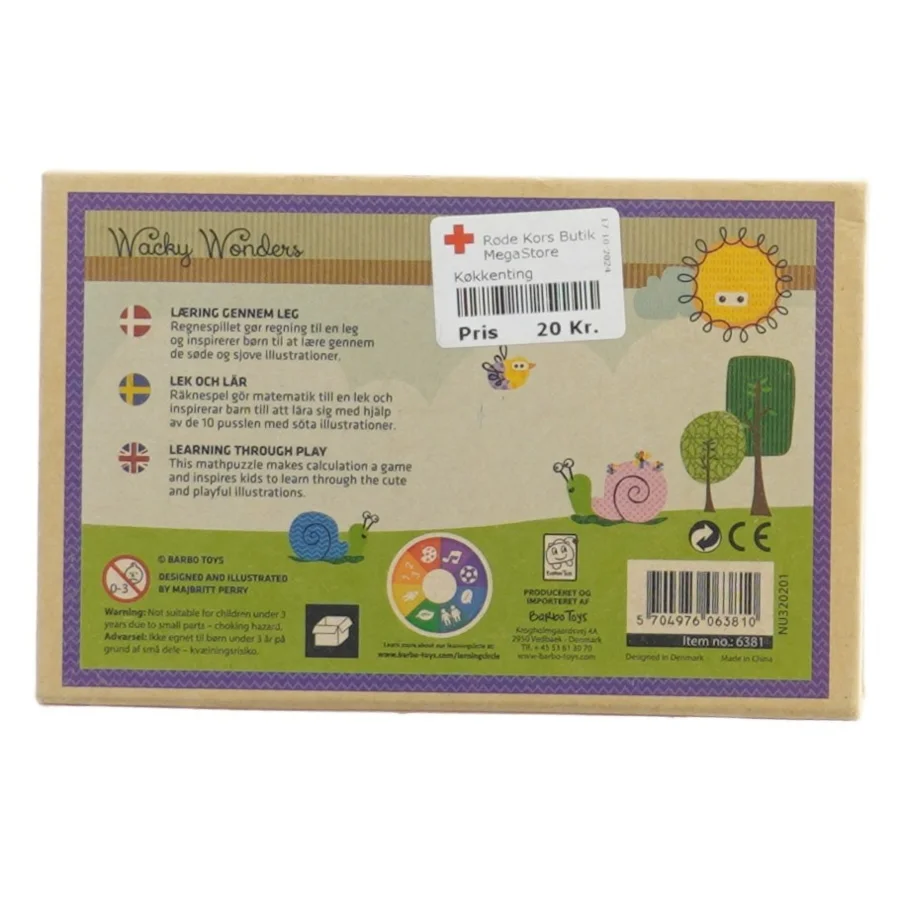 Regnespil Wacky Wonders (str. 17,5x11,5 cm)