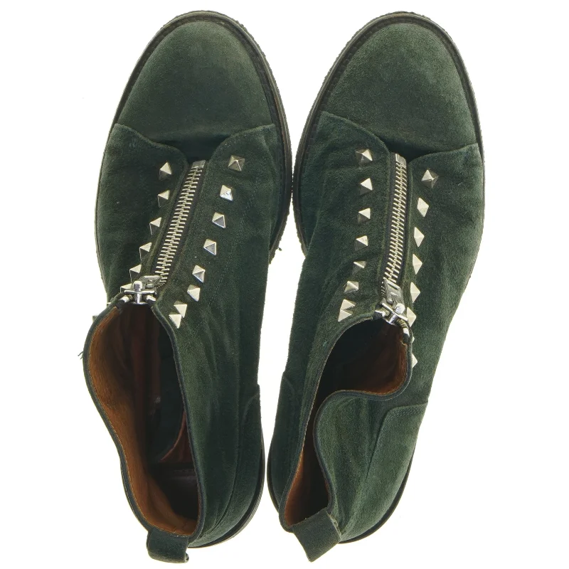 Støvlere med nitter og lynlås fra Billi Bi (str. 39 )