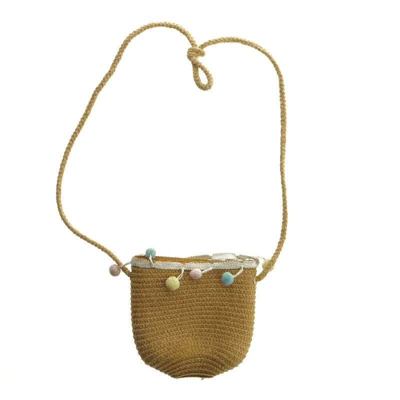 Lille stråtaske med strop (str. 13,5x15 cm)