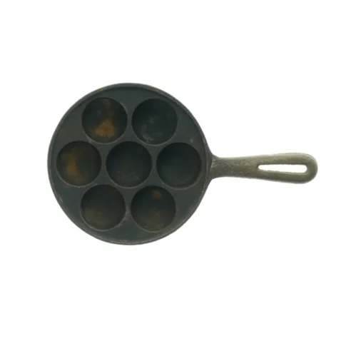 Æbleskivepande i støbejern (str. Ø)