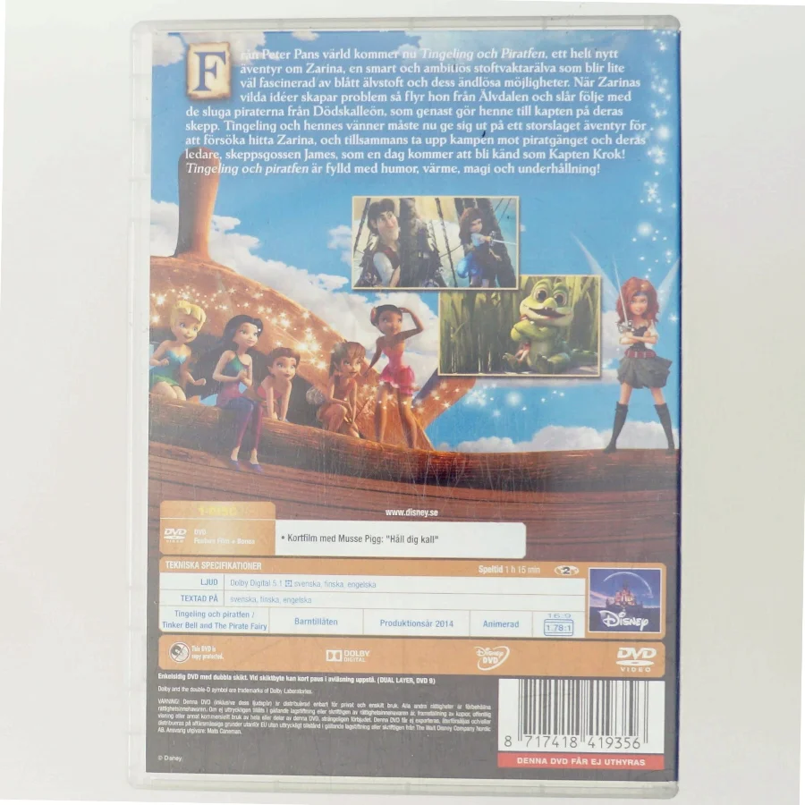 Disney Tingeling och Piraten (DVD)