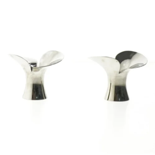 Moderne bloom botanica lave lysestager fra Georg Jensen (str. 6,5 cm)