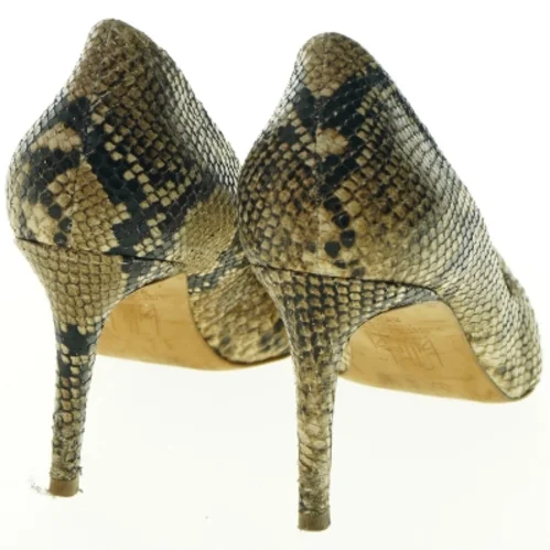 Slangeskindspumps fra Billi Bi (str. 39,5)