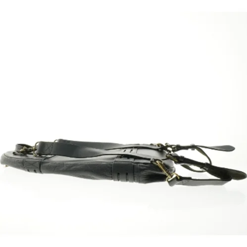 Sort rygsæk i læder fra Motorius (str. 51 x 38 cm)