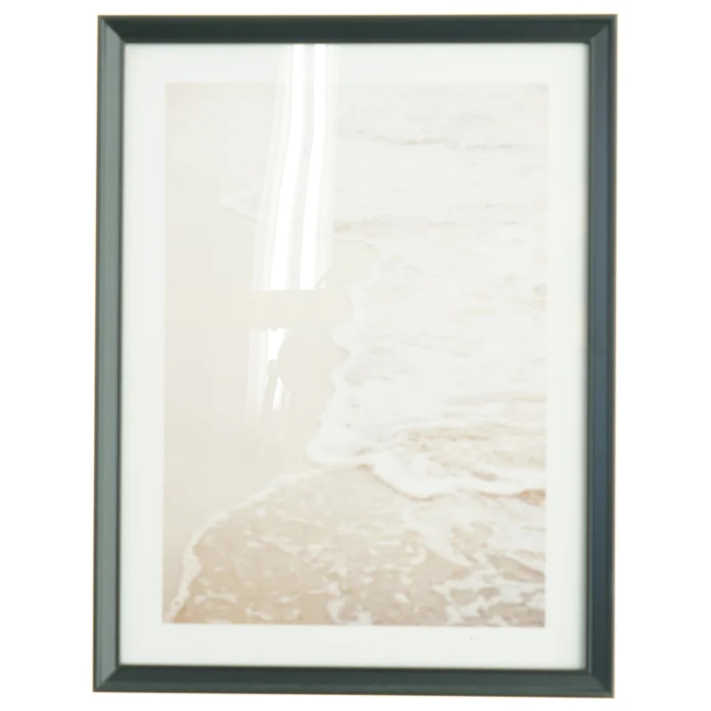 Indrammet billede med strandmotiv fra IKEA (str. 33 x 43 cm)