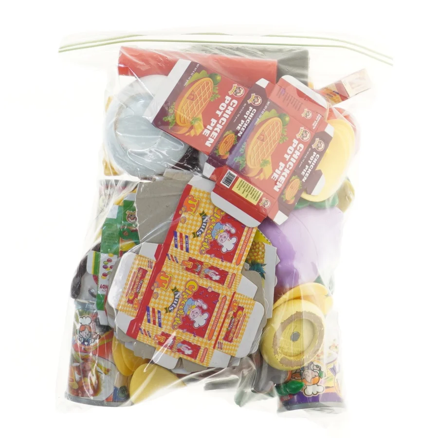 Plastik madlegetøj (str. 25x19 cm)