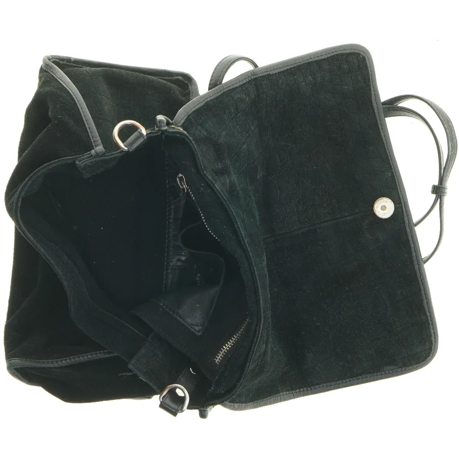 Sort skuldertaske (str. 30x21 cm)