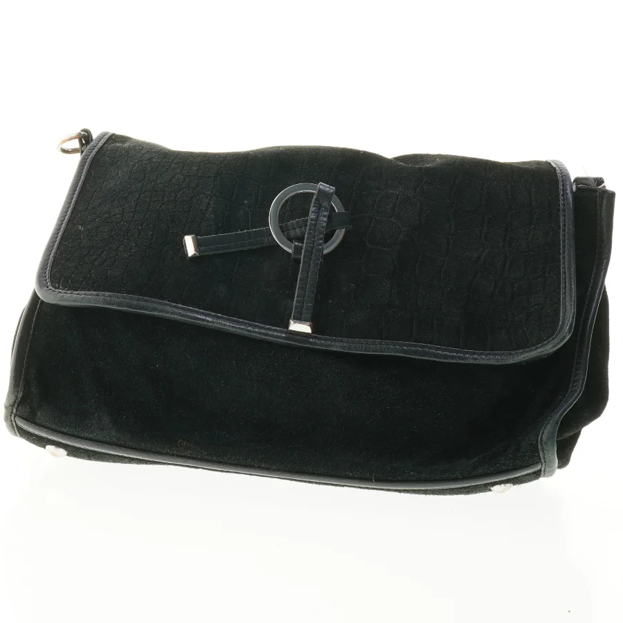 Sort skuldertaske (str. 30x21 cm)