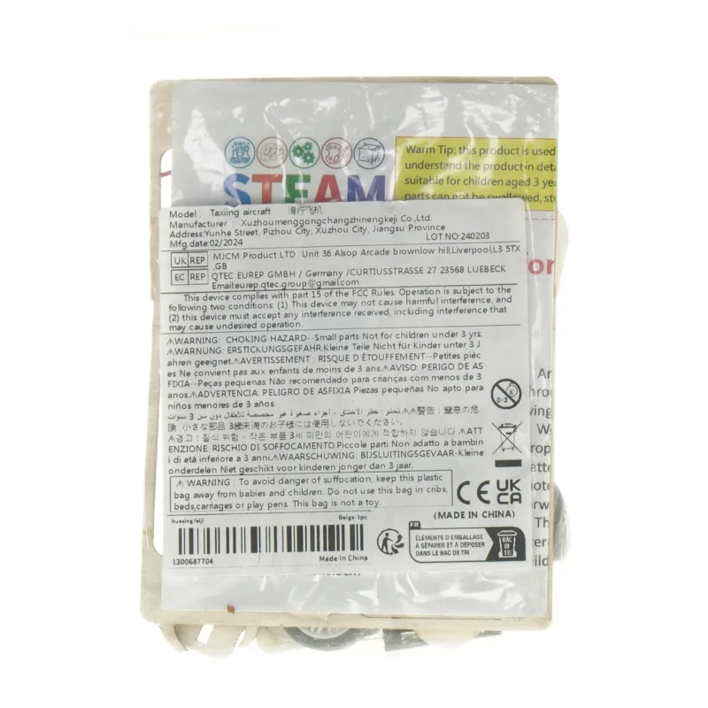 DIY træbyggesæt med elektroniske dele (str. 20 x 14 cm)