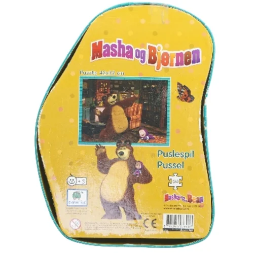 Puslespil med Masha og Bjørnen (str. 24 brikker cm)