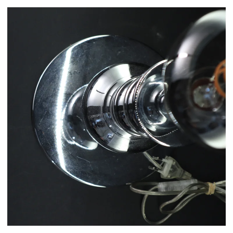 Krom bordlampe (str. 59. cm)