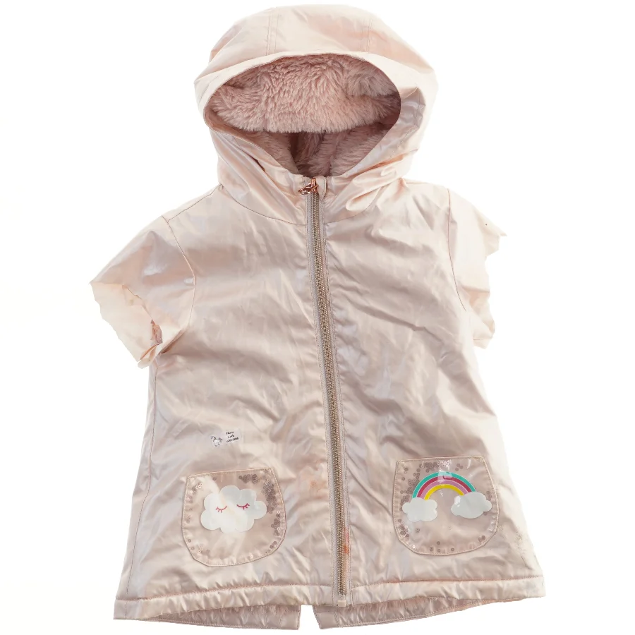 Børnejakke med hætte fra Orchestea (str. 86)