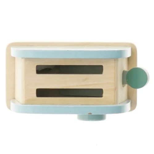 Legetøjsbrødrister i træ fra Søstrene Grene (str. 9,5x15x8 cm)