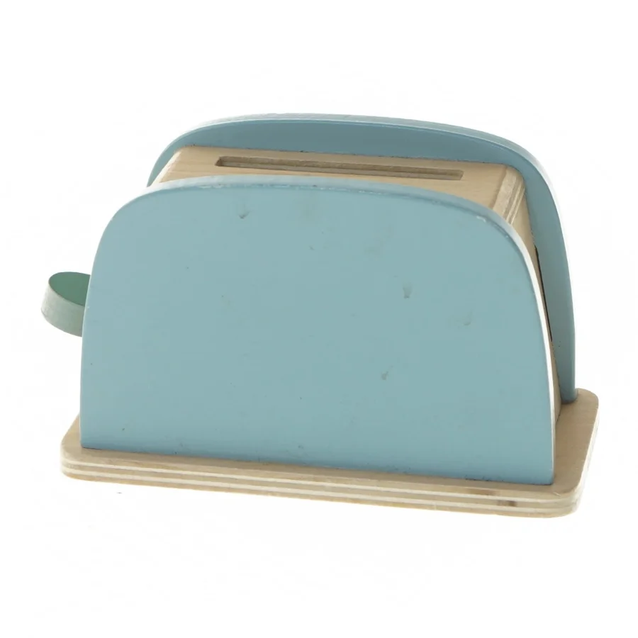 Legetøjsbrødrister i træ fra Søstrene Grene (str. 9,5x15x8 cm)