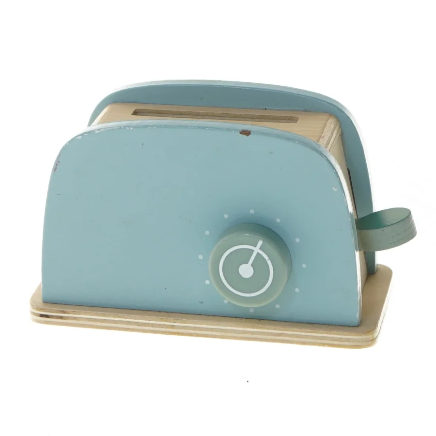 Legetøjsbrødrister i træ fra Søstrene Grene (str. 9,5x15x8 cm)