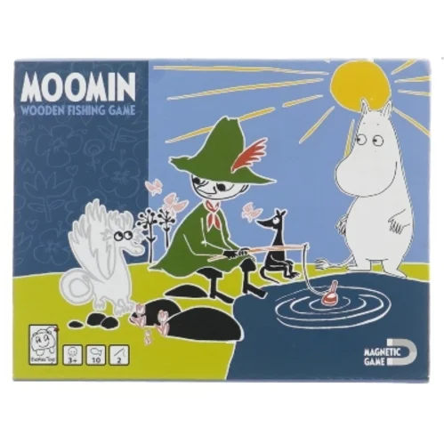 Moomin fiskespil i træ (str. 16x21 cm)