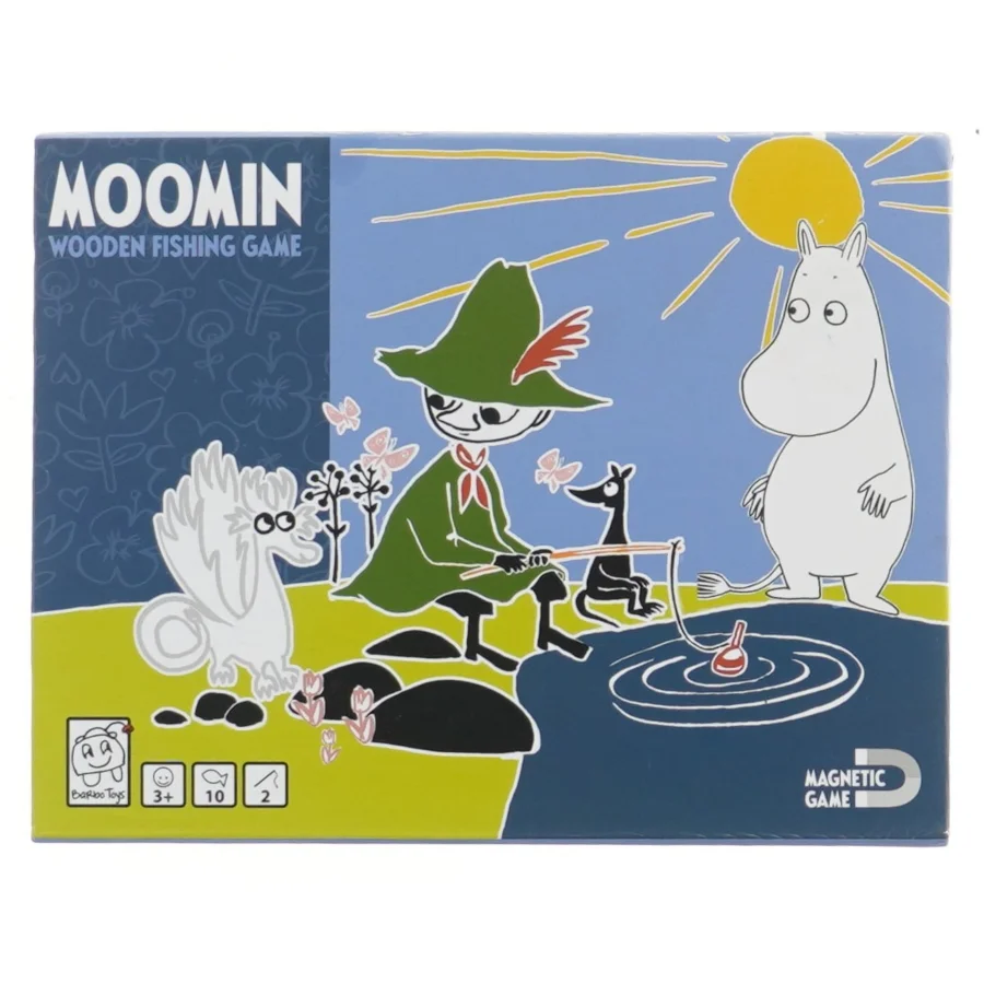 Moomin fiskespil i træ (str. 16x21 cm)