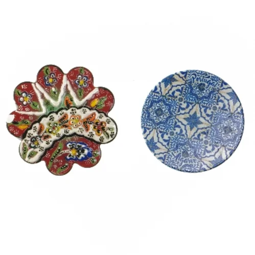 Keramiske bordskånere (str. 11 cm)