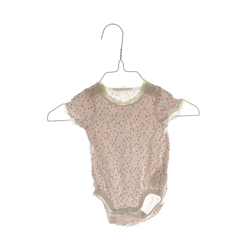 Bodystocking med blonder og prikker (str. ca. 56) fra Ukendt (str. Cirka 56)