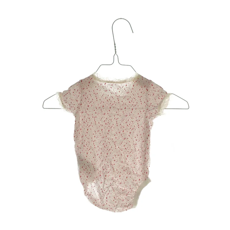 Bodystocking med blonder og prikker (str. ca. 56) fra Ukendt (str. Cirka 56)