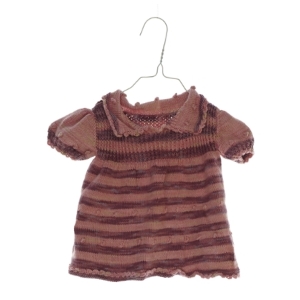 Hjemmestrikket kjole (str. ca. 62) fra Ukendt (str. ca. 62)