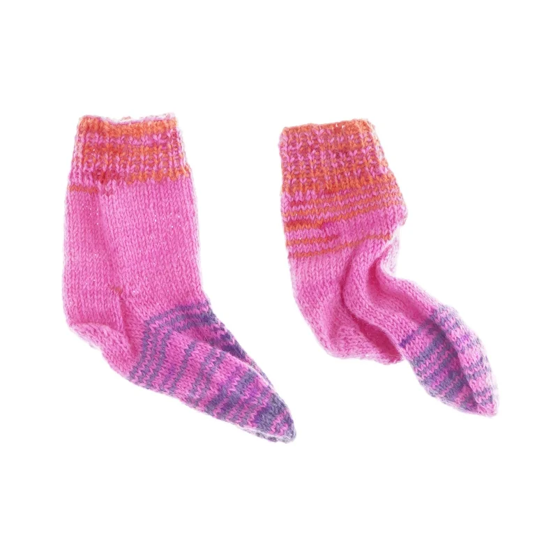 Hjemmestrikkede sokker til barn (Str. ca 24) fra Ukendt (str. Ca. 24)
