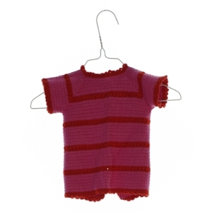 Hjemmestrikket bluse (str. ca. 62) fra Ukendt (str. ca. 62)