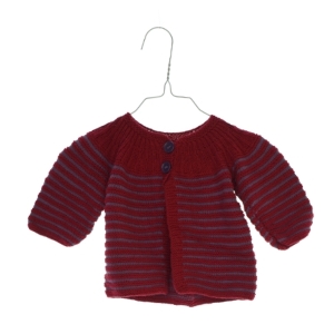 Hjemmestrikket bluse (str. ca. 62) fra Ukendt (str. ca. 62)