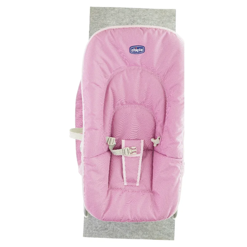 Lyserød babystol fra Chicco (str. LB: 70x40cm)