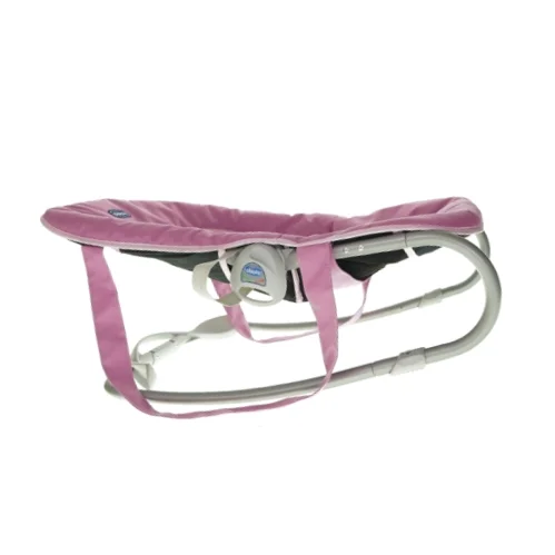 Lyserød babystol fra Chicco (str. LB: 70x40cm)