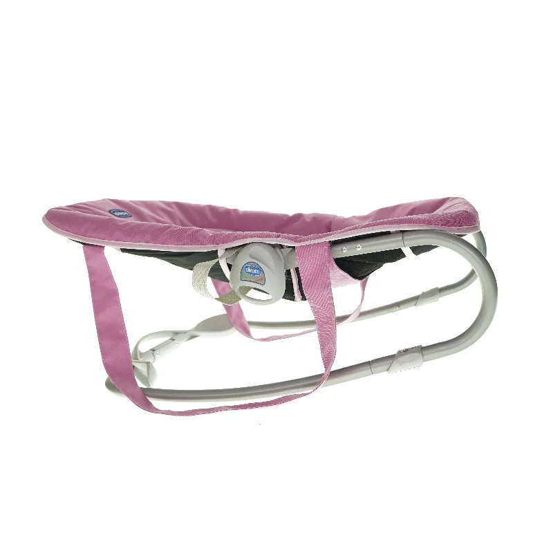 Lyserød babystol fra Chicco (str. LB: 70x40cm)