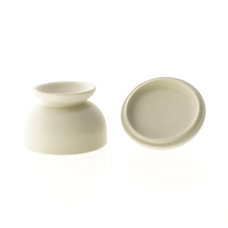 Keramik krukke (str. 9 x 7 cm)