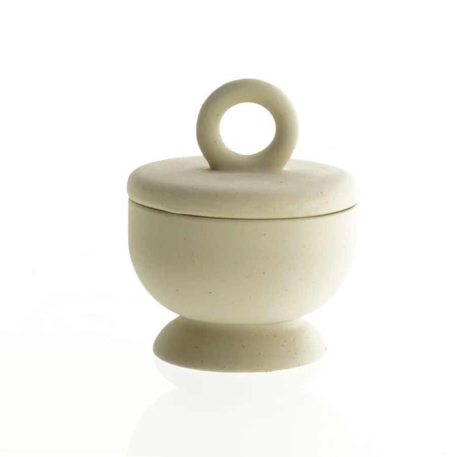 Keramik krukke (str. 9 x 7 cm)