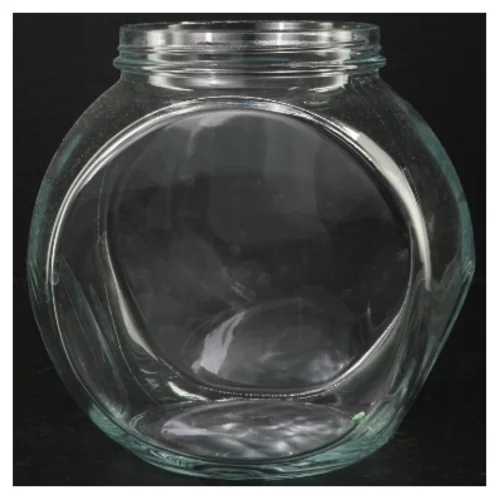 Glas opbevaringskrukke (str. H 17 cm)