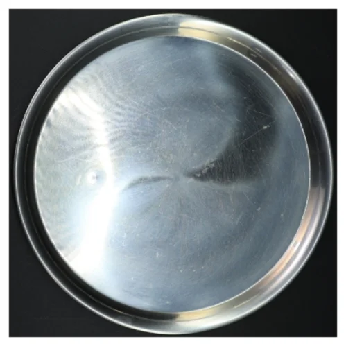 Rustfrit stål bakke (str. Ø 29 cm)