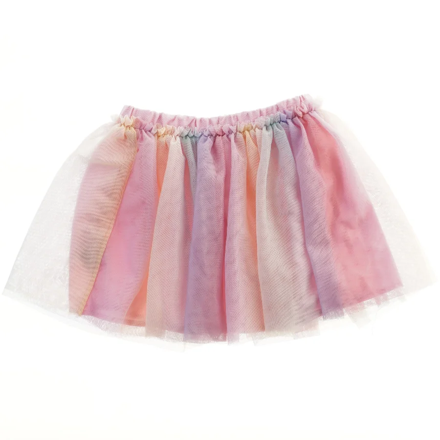 Farverig tyl nederdel fra H&M (str. 110)