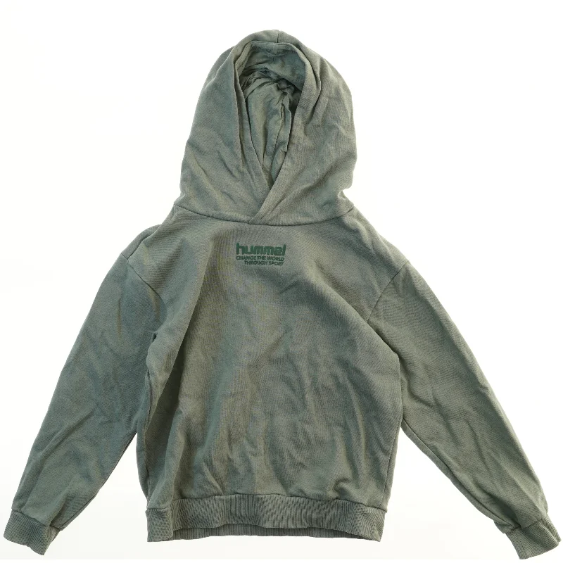 Hættetrøje med tryk fra Hummel (str. 146)