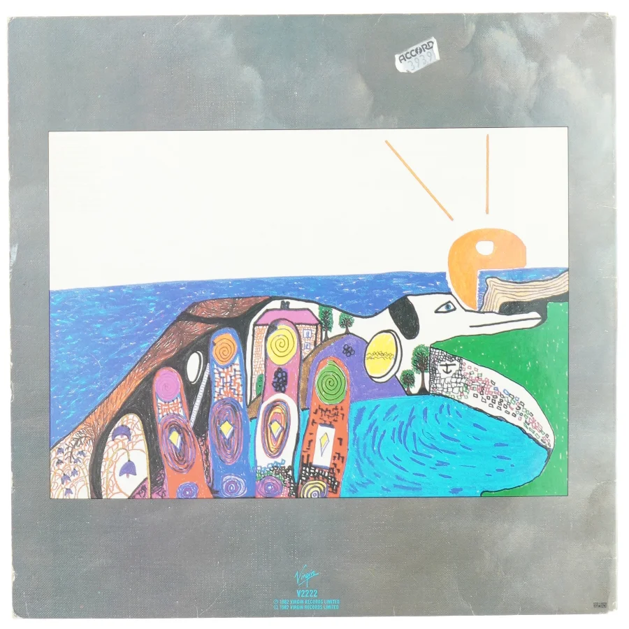Lp plade five miles out, Mike Oldfield fra Virgin (str. 31 x 31 cm)