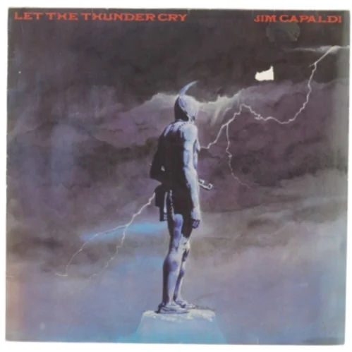 Lp plade let the thunder cry jim capaldi fra Electrola (str. 31 x 31 cm)