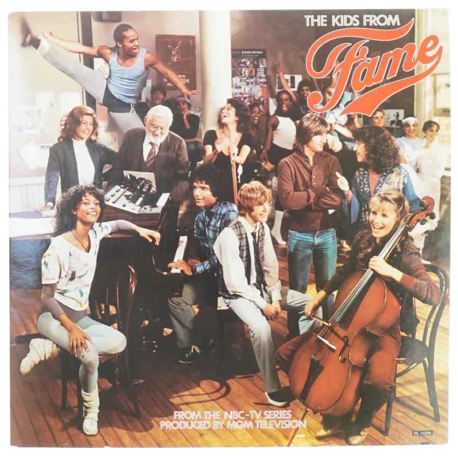 Lp plade the kids from fame fra Mgm Television (str. 31 x 31 cm)