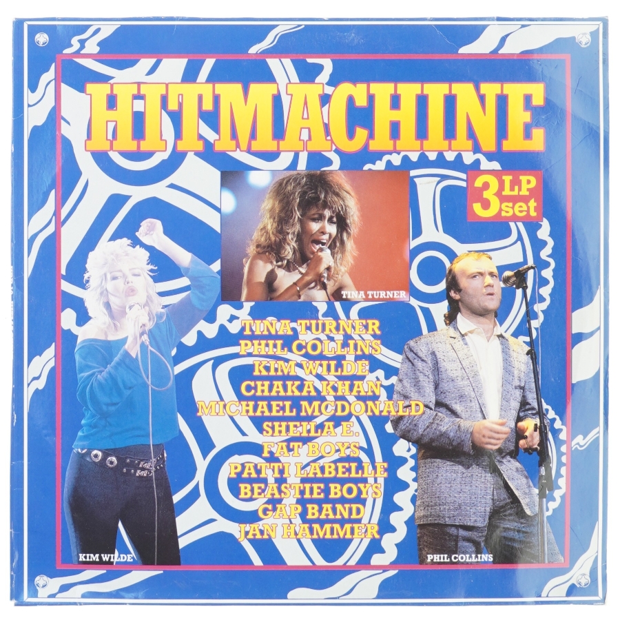 Lp plade hit machine fra Hhr (str. 32 x 32 cm)